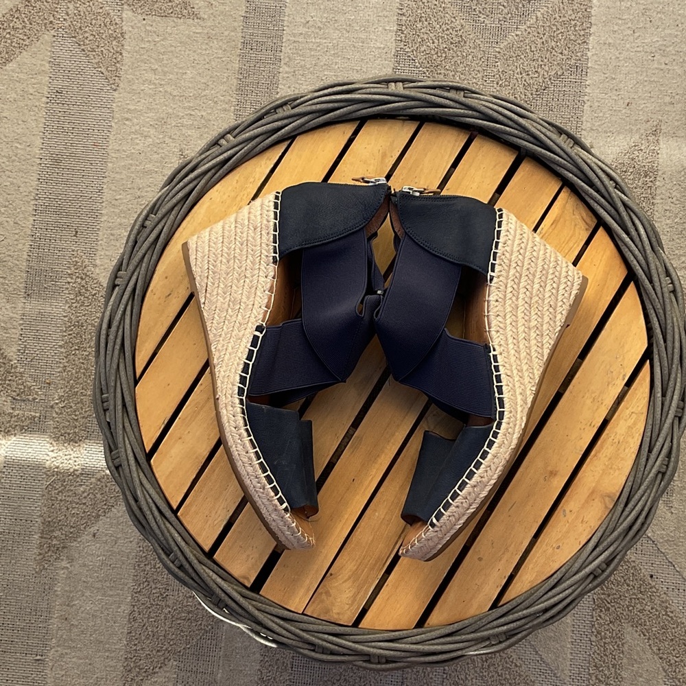 Gentle Souls Navy Espadrille Sandals by Kenneth Cole from Nordstrom